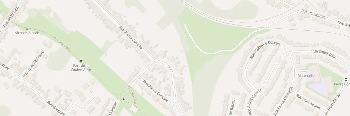 Plan du 97 Rue Alexis Cuvelier à Cambrai