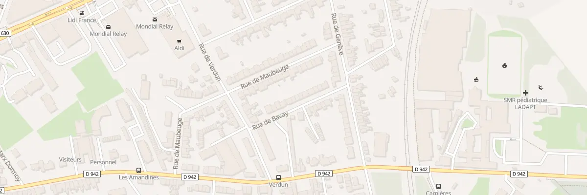 Plan du 17 Rue de Bavay à Cambrai