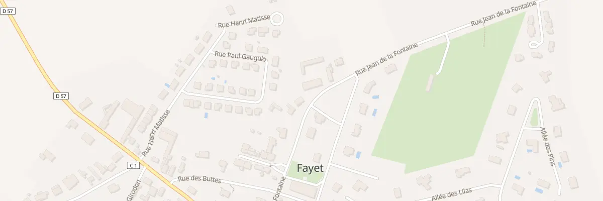 Plan du 17B Rue Jean La Fontaine à Fayet