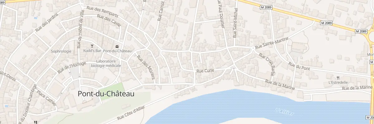 Plan du 4 Pas Côte d’Allier à Pont-du-Château