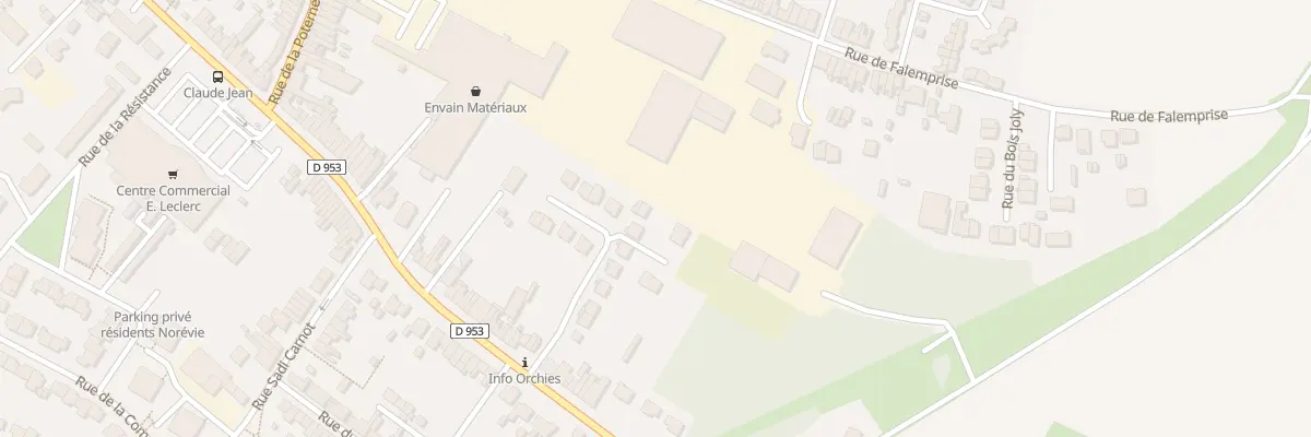 Plan du 18 Rue Georges Brassens à Orchies