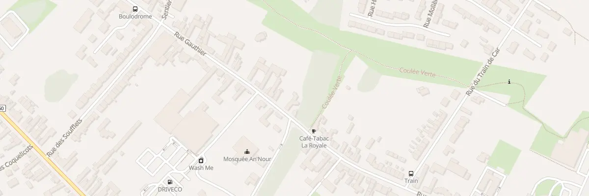 Plan du 129B Rue Gauthier à Cambrai