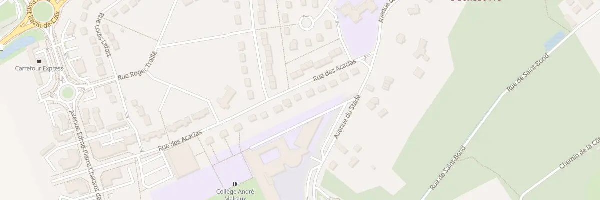 Plan du 11 Rue des Acacias à Paron