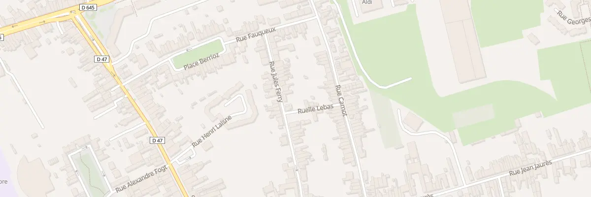 Plan du 74 Rue Jules Ferry à Aniche