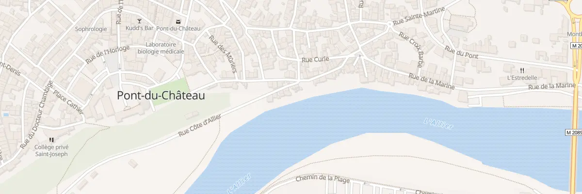 Plan du 6B Rue Côte d’Allier à Pont-du-Château