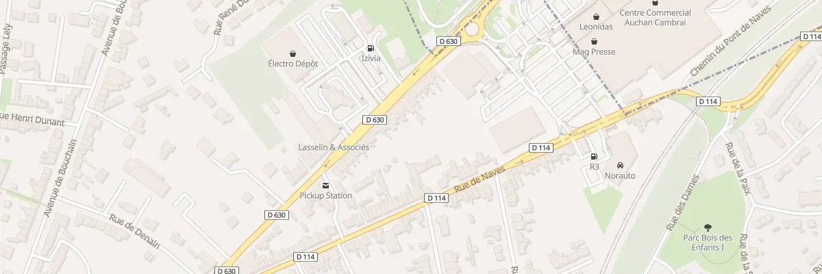 Plan du 142 Av de Valenciennes à Cambrai