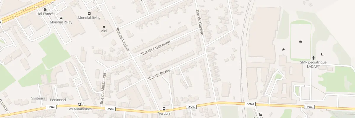 Plan du 21 Rue de Bavay à Cambrai