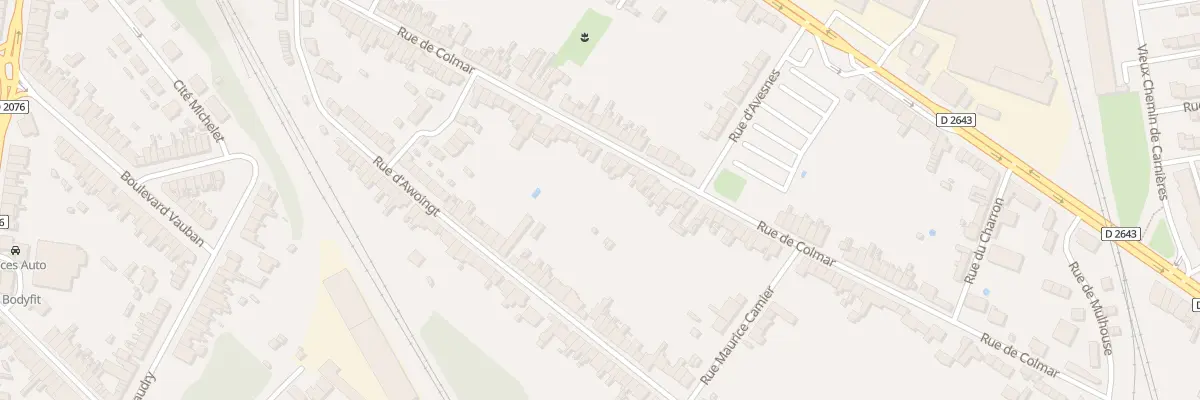 Plan du 82 Rue de Colmar à Cambrai