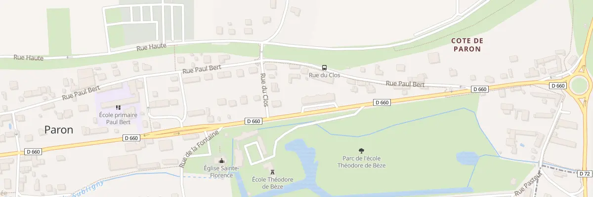 Plan du 29 Rue Paul Bert à Paron