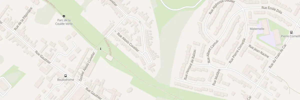 Plan du 127 Rue Alexis Cuvelier à Cambrai