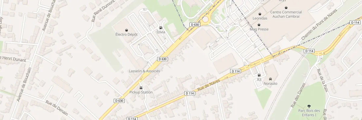 Plan du 148 Av de Valenciennes à Cambrai