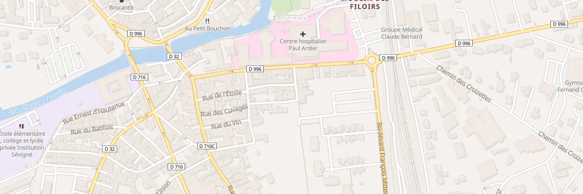 Plan du 15 Rue des Cuves à Issoire