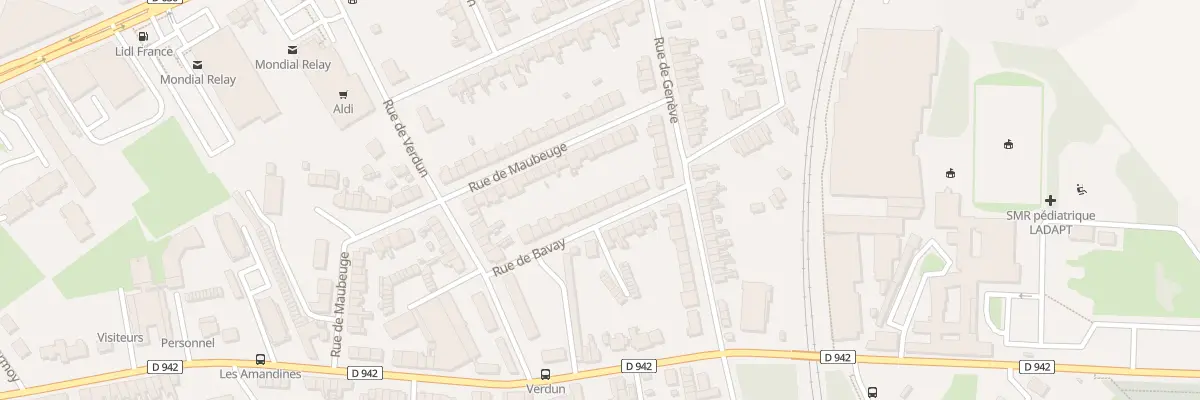 Plan du 23 Rue de Bavay à Cambrai
