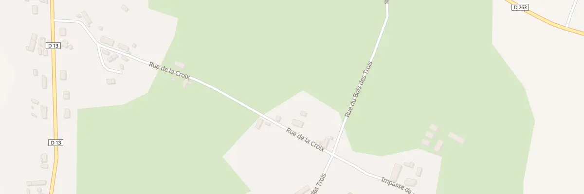 Plan du 105B Rue de la Croix à Luthenay-Uxeloup