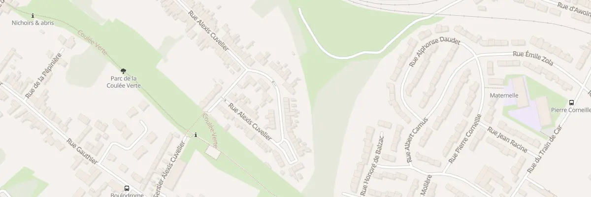 Plan du 109 Rue Alexis Cuvelier à Cambrai