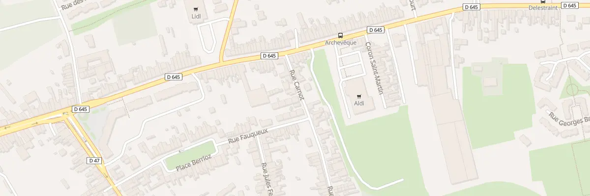 Plan du 87A Rue Carnot à Aniche