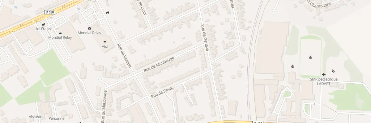 Plan du 60 Rue de Maubeuge à Cambrai