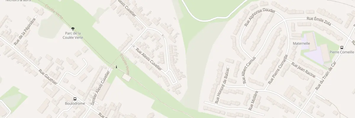 Plan du 121 Rue Alexis Cuvelier à Cambrai