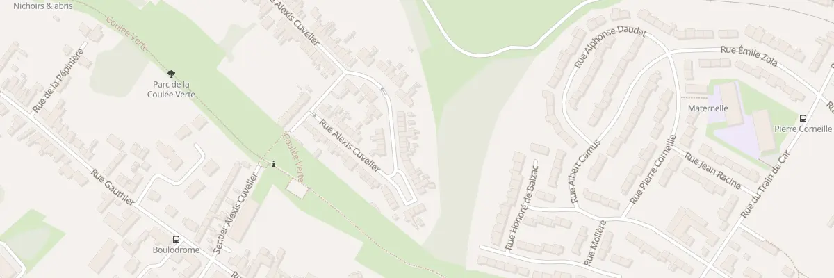 Plan du 119 Rue Alexis Cuvelier à Cambrai