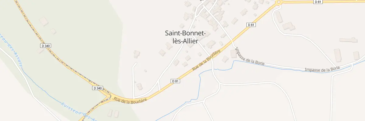 Plan du 18 Rue de la Bourlière à Saint-Bonnet-lès-Allier