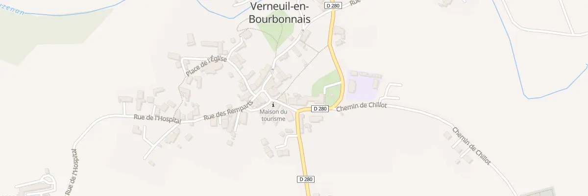 Plan du 2 Rue de l’Ancienne Forge à Verneuil-en-Bourbonnais