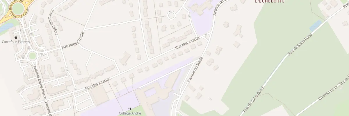 Plan du 9 Rue des Acacias à Paron