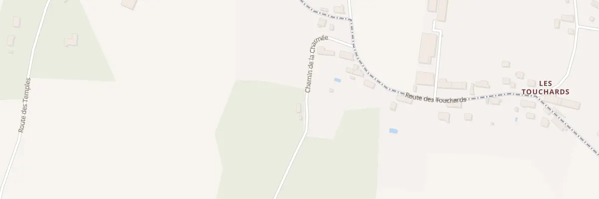 Plan du 166 Les Touchards aux Ormes