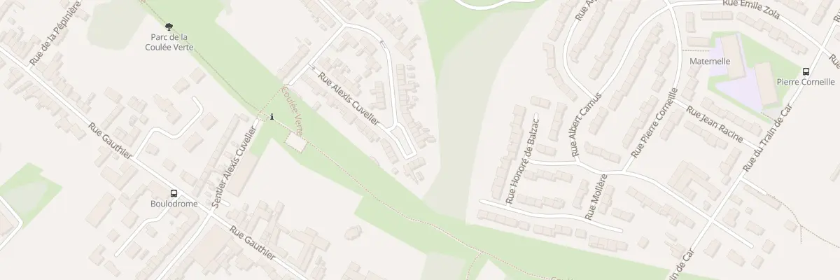 Plan du 135 Rue Alexis Cuvelier à Cambrai