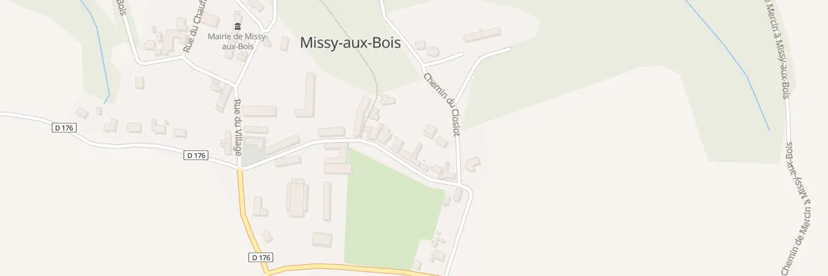 Plan du 10 Rue du Point du Jour à Missy-aux-Bois
