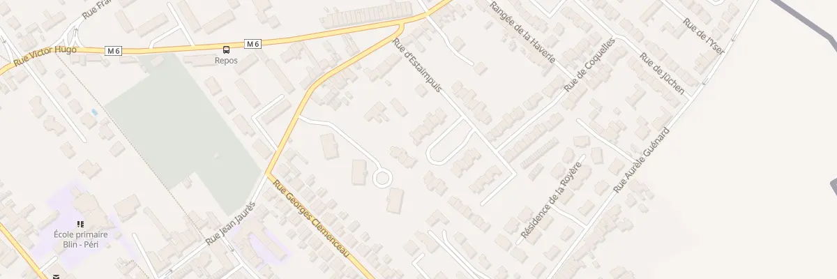 Plan du 10 Rue Estaimpuis à Leers