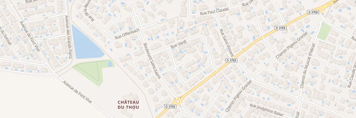 Plan du 1 All Jean Valette à Sauvian