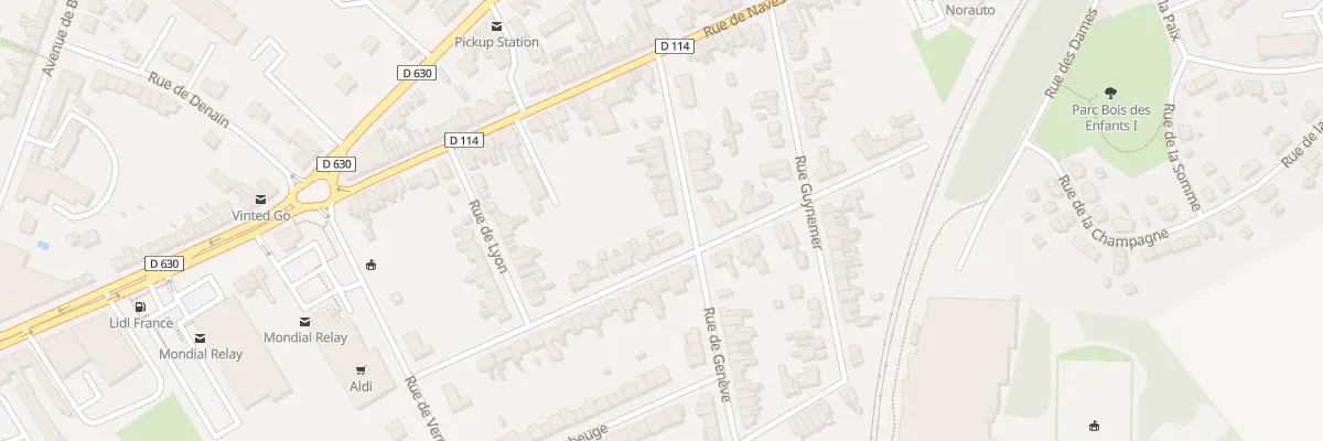 Plan du 16 Rue de Genève à Cambrai