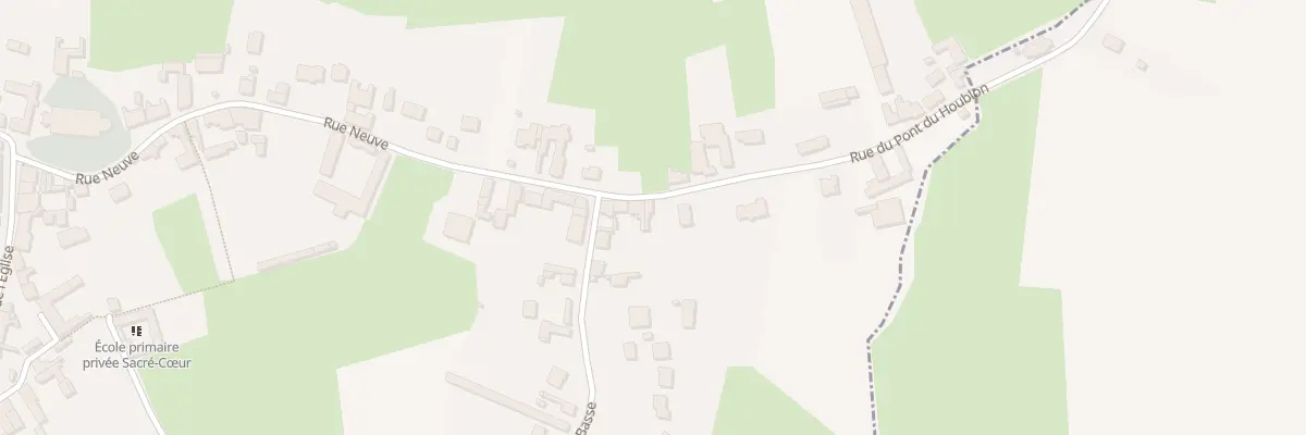 Plan du 36 Rue du Pont du Houblon à Bouvignies