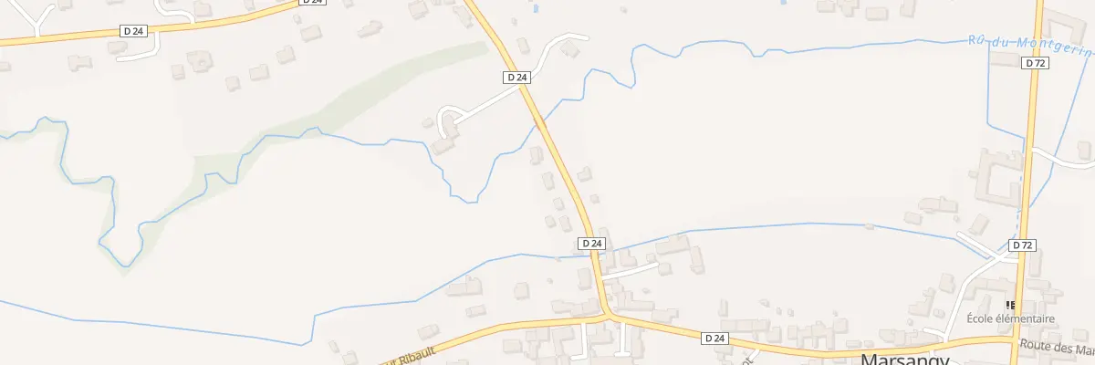 Plan du 7 Rue de la Magdeleine à Marsangy