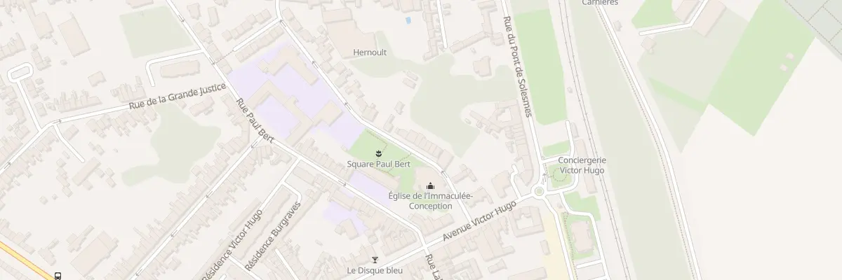 Plan du 10 Rue Sent de l’Eglise St Cloud à Cambrai