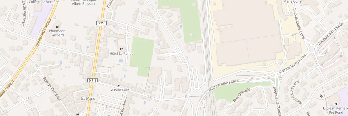 Plan du 9 Rue Emile Grailhe à Issoire