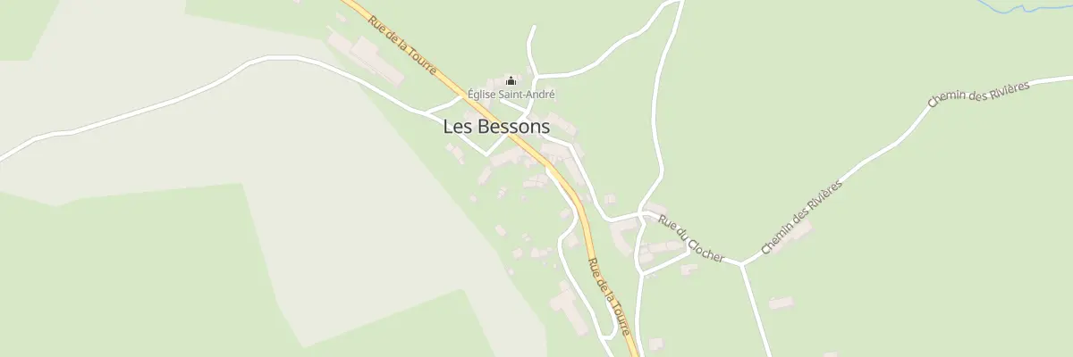 Plan du 5019 Les Bessons aux Bessons