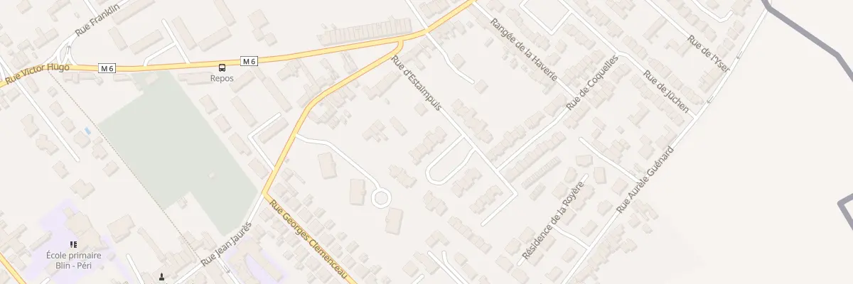 Plan du 6 Rue Estaimpuis à Leers