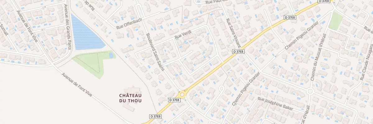 Plan du 10 Rue Messager à Sauvian