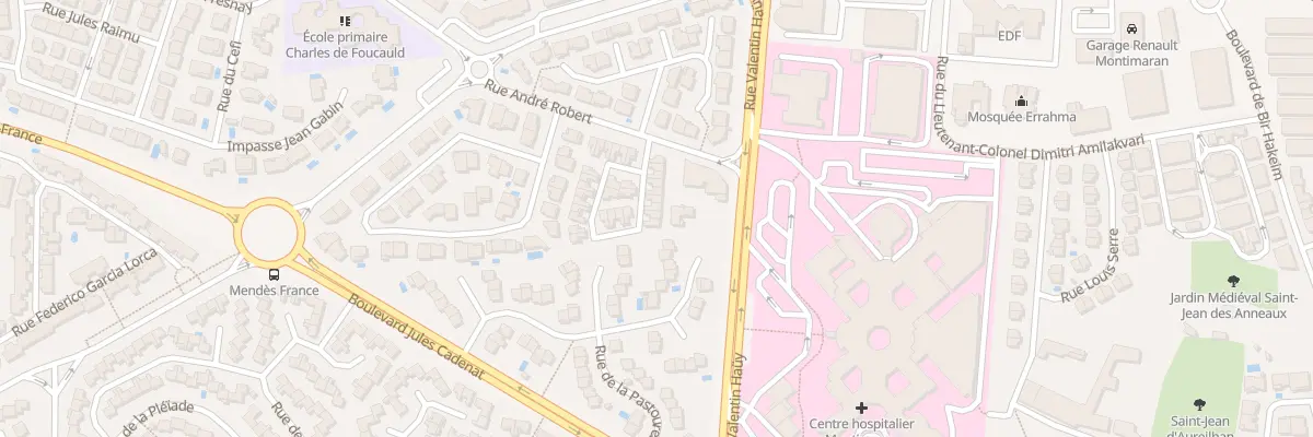 Plan du 15 Rue des Spahis à Béziers