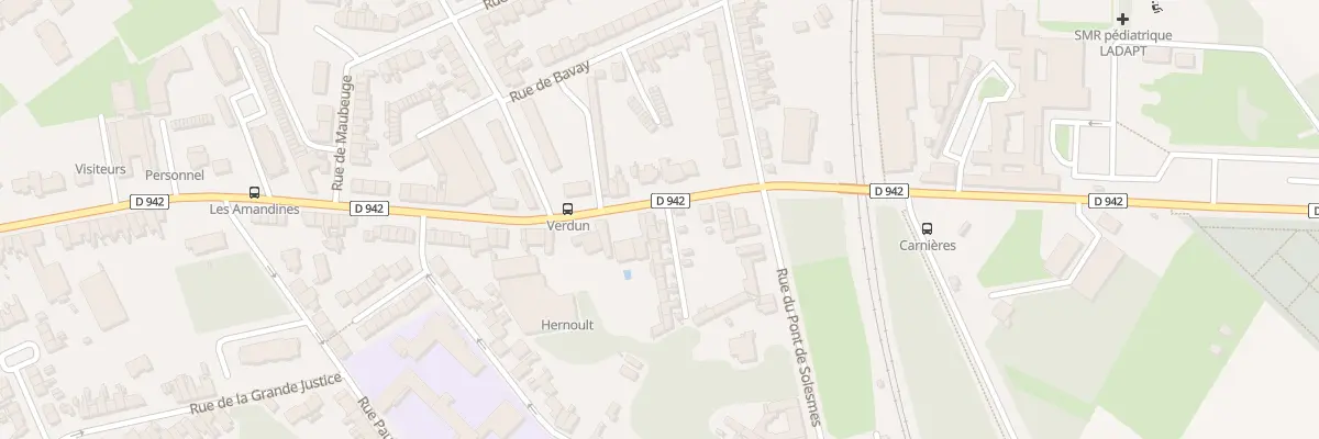 Plan du 112 Rue de Solesmes à Cambrai