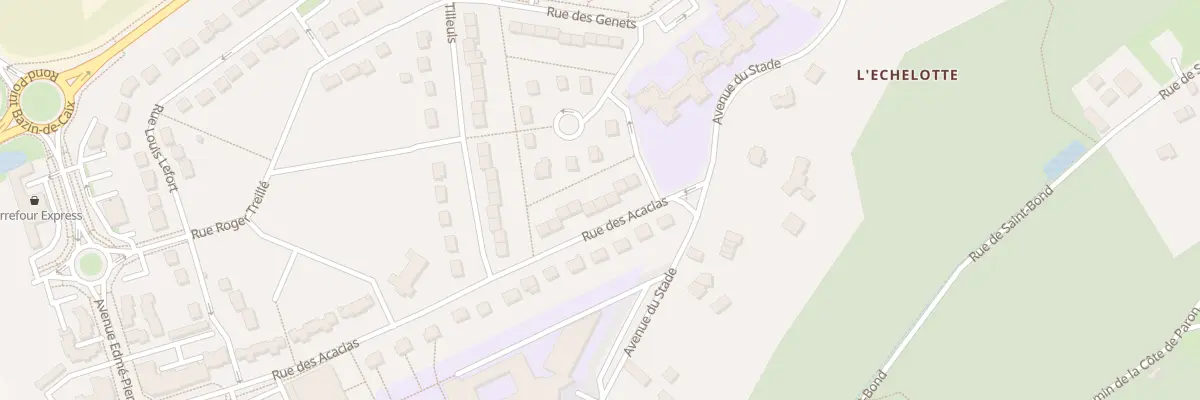 Plan du 8 Rue des Acacias à Paron