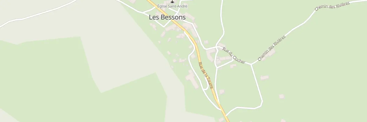 Plan du 5021 Les Bessons aux Bessons