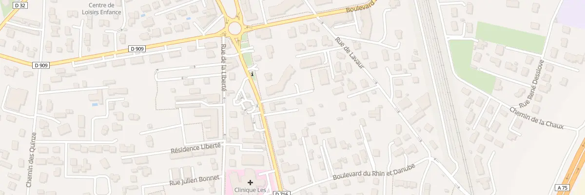 Plan du 52Q Rue de Lavaur à Issoire