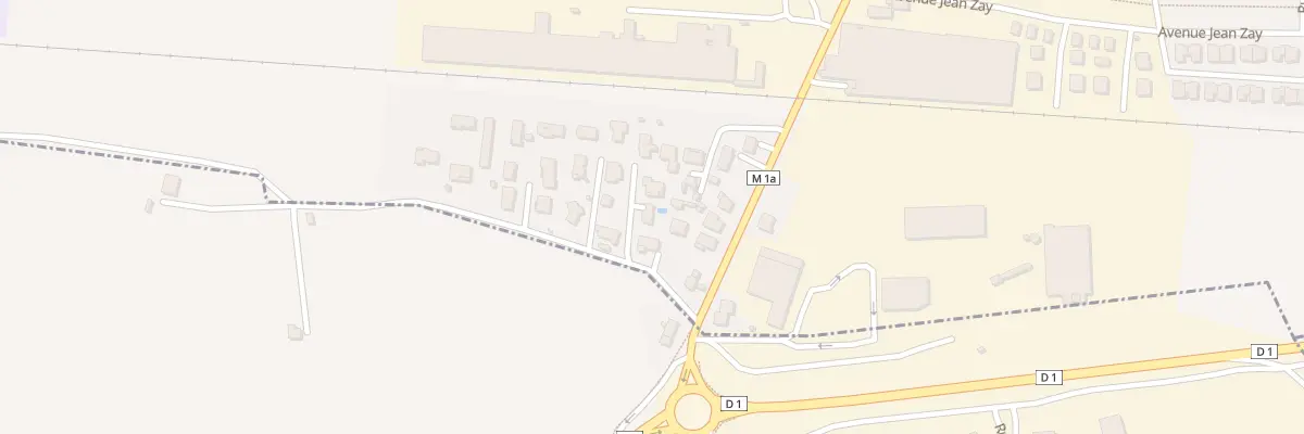 Plan du 2 All des Pelières à Pont-du-Château