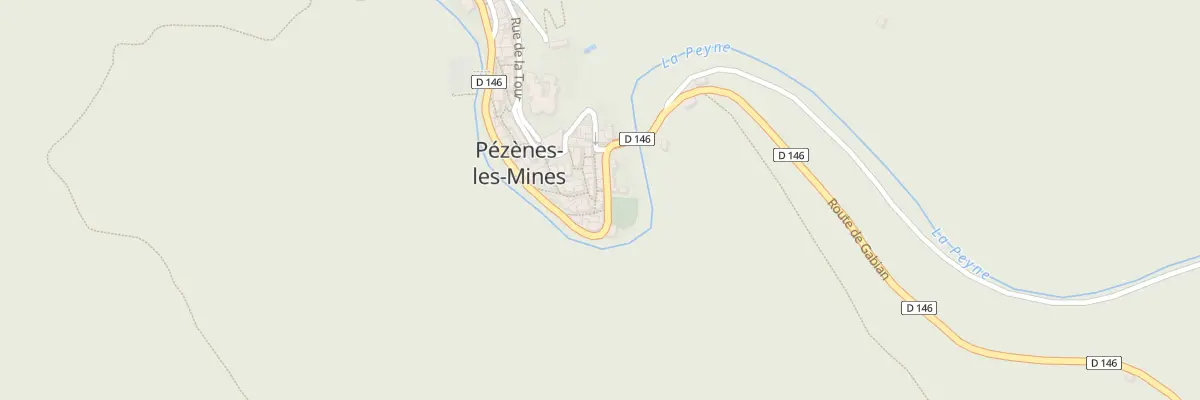 Plan du 11 Rue du Porche à Pézènes-les-Mines