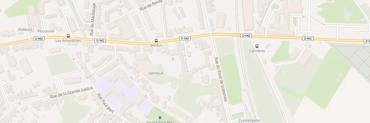 Plan du 122 Rue de Solesmes à Cambrai