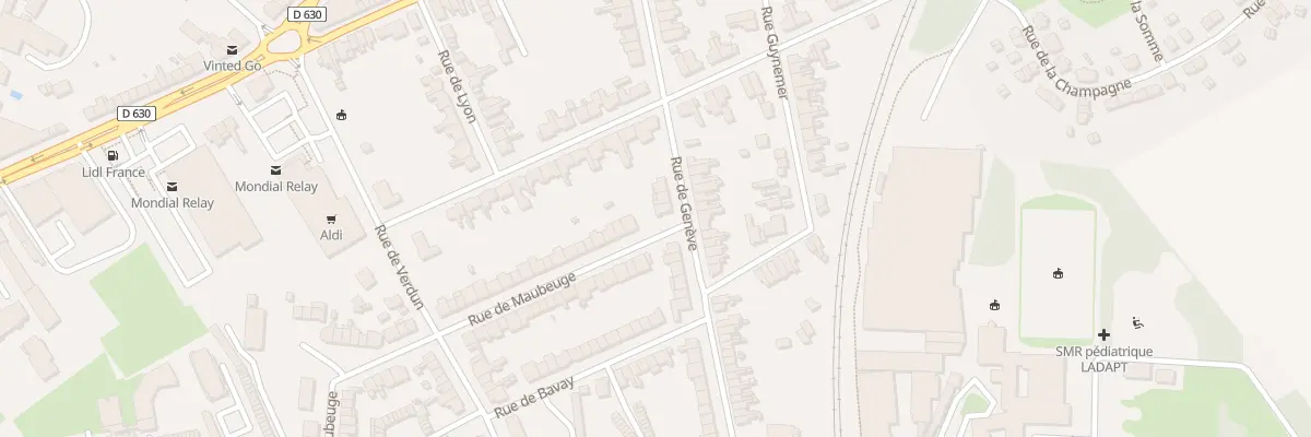 Plan du 87 Rue de Maubeuge à Cambrai