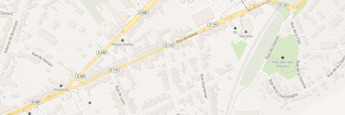 Plan du 1 Rue de Genève à Cambrai