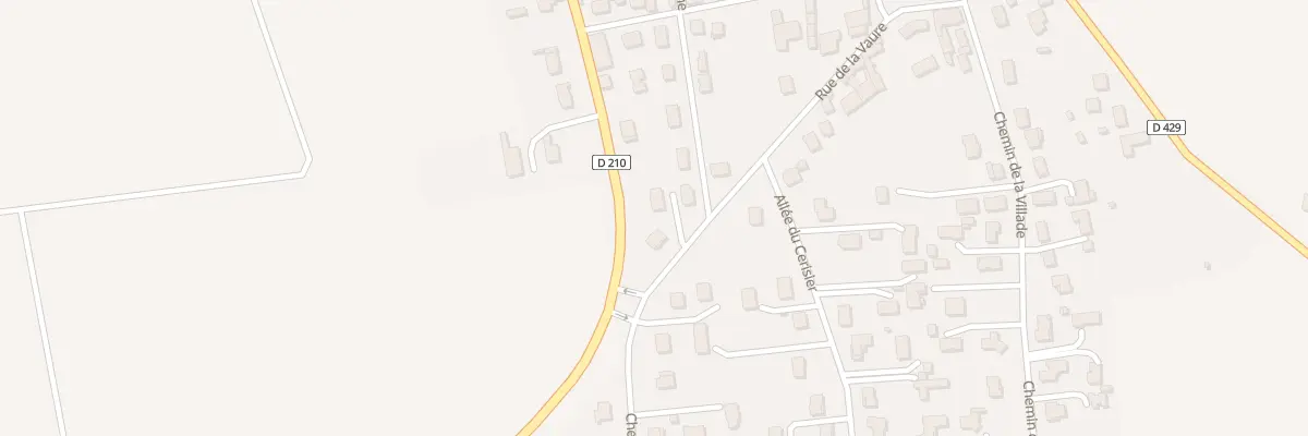 Plan du 3 Rue de la Vaure à Surat